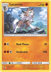 Lycanroc (76) (76) 076/147  SM  Burning Shadows - Rare