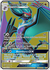 Noivern GX (Full Art)/147  - Holofoil SM  Burning Shadows - Ultra Rare