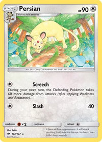 Persian 102/147  SM  Burning Shadows - Rare