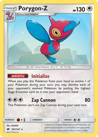 Porygon-Z 105  - Holofoil SM  Burning Shadows - Holo Rare