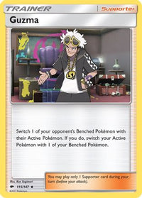 Guzma 115  SM  Burning Shadows - Uncommon