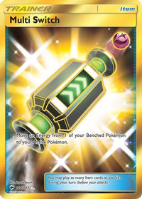 Multi Switch (Secret)  - Holofoil SM  Burning Shadows - Secret Rare