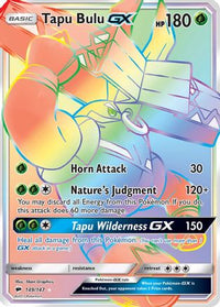 Tapu Bulu GX (Secret)  - Holofoil SM  Burning Shadows - Secret Rare