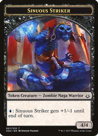 Sinuous Striker // Zombie Double-Sided Token -  (HOU-7 // 20) - Hour of Devastation