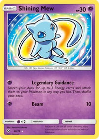 Shining Mew 040  - Holofoil Shining Legends - Shiny Holo Rare