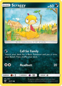 Scraggy 050  Shining Legends - Common
