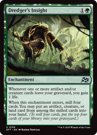 Dredger's Insight - : (enchantment) (DFT-159) - Aetherdrift