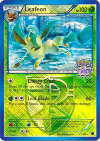 Leafeon (State Championships) 011/116  - Reverse Holofoil League & Championship Cards - Promo