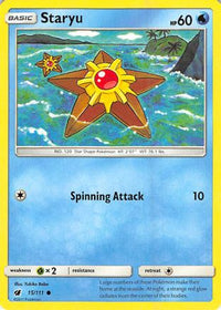 Staryu 015  SM  Crimson Invasion - Common