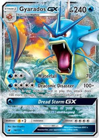 Gyarados GX 018  - Holofoil SM  Crimson Invasion - Ultra Rare