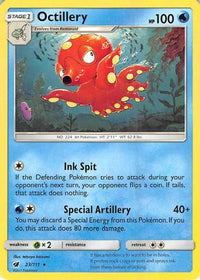 Octillery  SM  Crimson Invasion - Rare