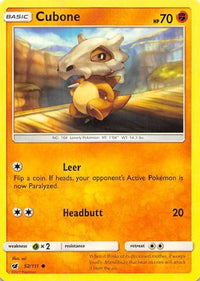 Cubone 052  SM  Crimson Invasion - Common