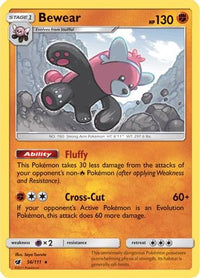 Bewear 056  - Holofoil SM  Crimson Invasion - Holo Rare