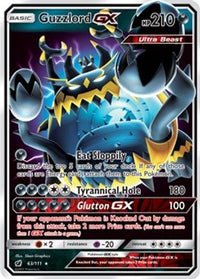 Guzzlord GX 063  - Holofoil SM  Crimson Invasion - Ultra Rare