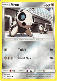 Aron 065  SM  Crimson Invasion - Common