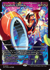 Explosive Getaway - : (Showcase) Foil (DFT-403) - Aetherdrift