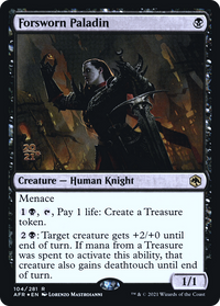 Forsworn Paladin [Dungeons & Dragons: Adventures in the Forgotten Realms Prerelease Promos]