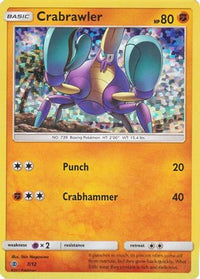 Crabrawler - 7/12/12  - Holofoil McDonalds Promos 2017 - Promo