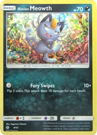 Alolan Meowth - 8/12/12  - Holofoil McDonalds Promos 2017 - Promo
