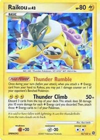 Raikou (Cracked Ice Holo) 016/132  - Holofoil Miscellaneous Cards & Products - Promo