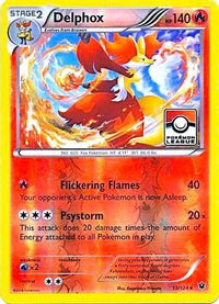 Delphox - 13/124 (Pokemon League)/124  - Reverse Holofoil League & Championship Cards - Promo