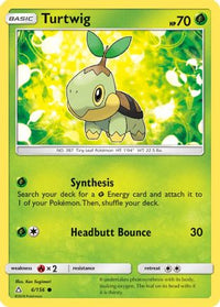 Turtwig (6) (6) 006  SM  Ultra Prism - Common