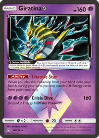 Giratina Prism Star 058  - Holofoil SM  Ultra Prism - Prism Rare