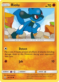 Riolu 066  SM  Ultra Prism - Common