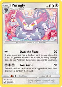 Purugly 109  SM  Ultra Prism - Uncommon