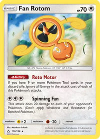 Fan Rotom 110  SM  Ultra Prism - Rare