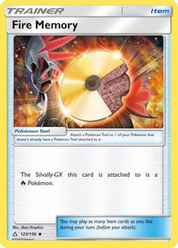 Fire Memory  SM  Ultra Prism - Uncommon