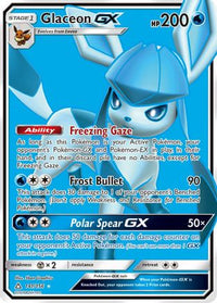 Glaceon GX (Full Art)  - Holofoil SM  Ultra Prism - Ultra Rare