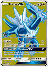 Dialga GX (Full Art)  - Holofoil SM  Ultra Prism - Ultra Rare