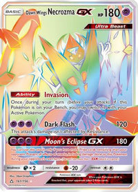 Dawn Wings Necrozma GX (Secret Rare)  - Holofoil SM  Ultra Prism - Secret Rare