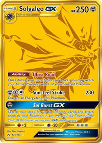 Solgaleo GX (Secret Rare)  - Holofoil SM  Ultra Prism - Secret Rare