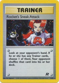 Rocket's Sneak Attack (16) (16) 016  - Unlimited Holofoil Team Rocket - Holo Rare