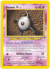 Unown [X] (30/105) [Neo Destiny] Unlimited - Rare