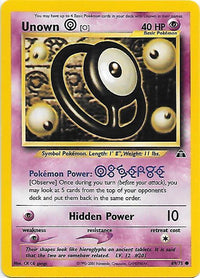 Unown [O] (069/75) [Neo Discovery] Unlimited - Common