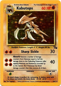 Kabutops (009/62) [Fossil] Unlimited Holofoil - Holo Rare