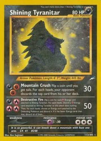 Shining Tyranitar (113/105) [Neo Destiny] Unlimited Holofoil - Secret Rare