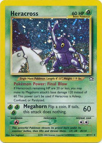 Heracross 006  - Unlimited Holofoil Neo Genesis - Holo Rare