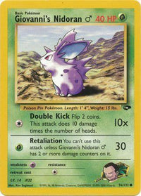 Giovanni's Nidoran M (076/132) [Gym Challenge] Unlimited - Common