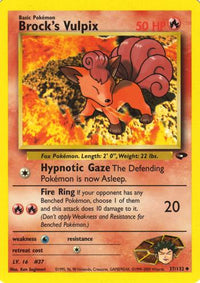 Brock's Vulpix (037/132) [Gym Challenge] Unlimited - Uncommon
