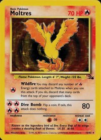 Moltres (012/62) [Fossil] Unlimited Holofoil - Holo Rare