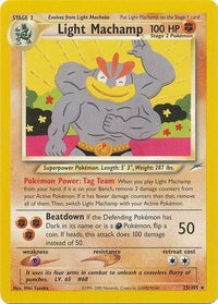 Light Machamp 025  - Unlimited Neo Destiny - Rare