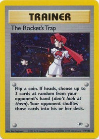 The Rocket's Trap (019/132) [Gym Heroes] Unlimited Holofoil - Holo Rare