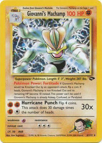 Giovanni's Machamp (006/132) [Gym Challenge] Unlimited Holofoil - Holo Rare
