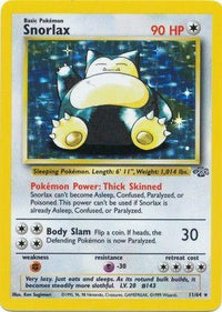 Snorlax (11) (11) 011  - Unlimited Holofoil Jungle - Holo Rare