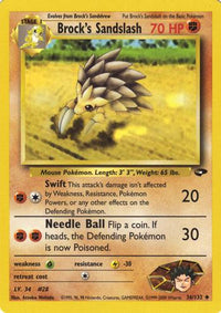 Brock's Sandslash (036/132) [Gym Challenge] Unlimited - Uncommon