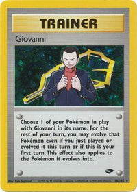 Giovanni (18)  - Unlimited Holofoil Gym Challenge - Holo Rare